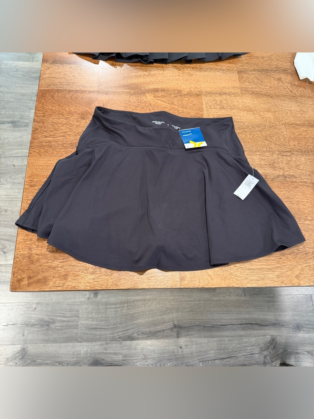 NWT Old Navy PowerSoft Extra High Rise Skort Women’s Size L Black